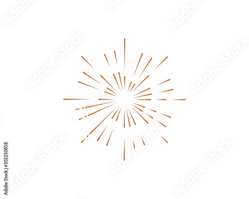 firework vector illustration icon design