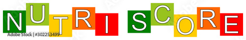 Nutri-Score Label, 5-colour Nutrition Label - illustration