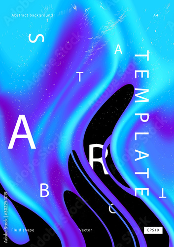 Vector vaporvawe neon adstract poster