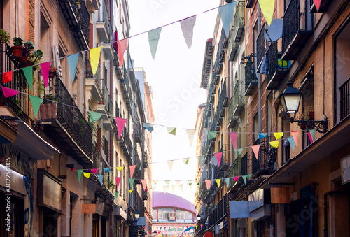 Colorful Madrid street © Borja