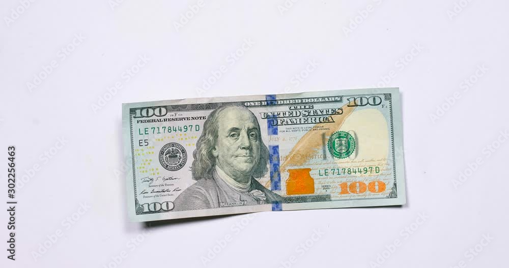 Financial crisis during the pandemic of the coronavirus infection COVID-19. Crumpled bill 100 US dollars. Financial crisis during the pandemic of the coronavirus infection COVID-19. Crumpled bill 100 US dollars.