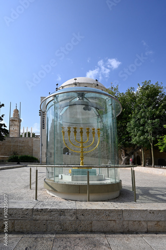 Reconstruction of the Menorah of the Second Temple photo