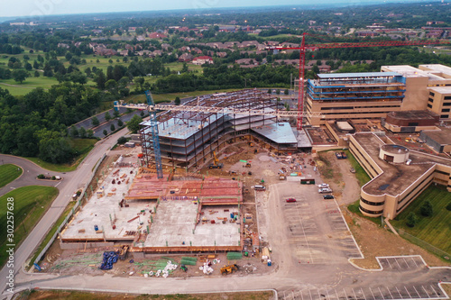 Hospital Construction Aerial
