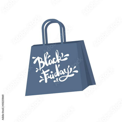Large shopping bag, black friday