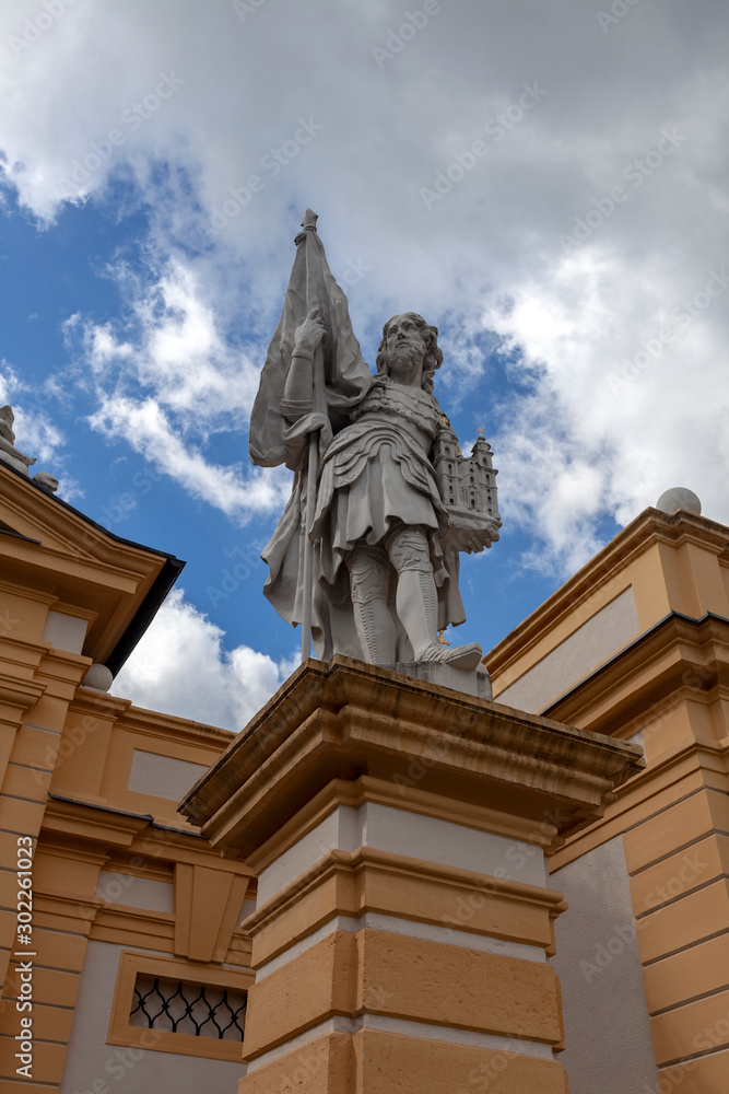Statue of Leopold II in Melk