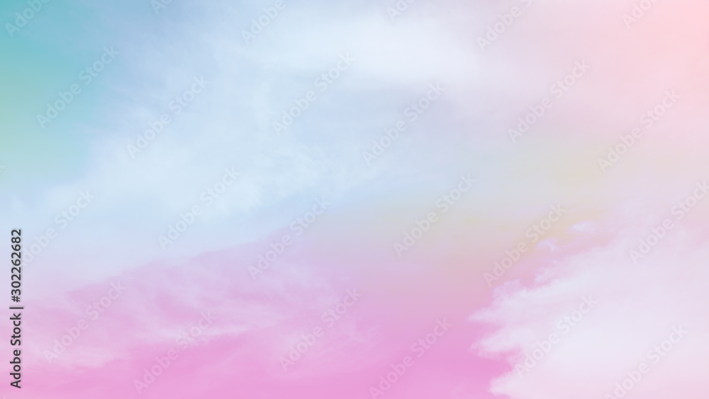 beauty abstract pastel cloudy on sky