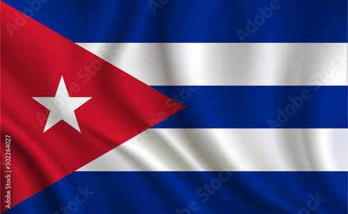 Cuba Flag background