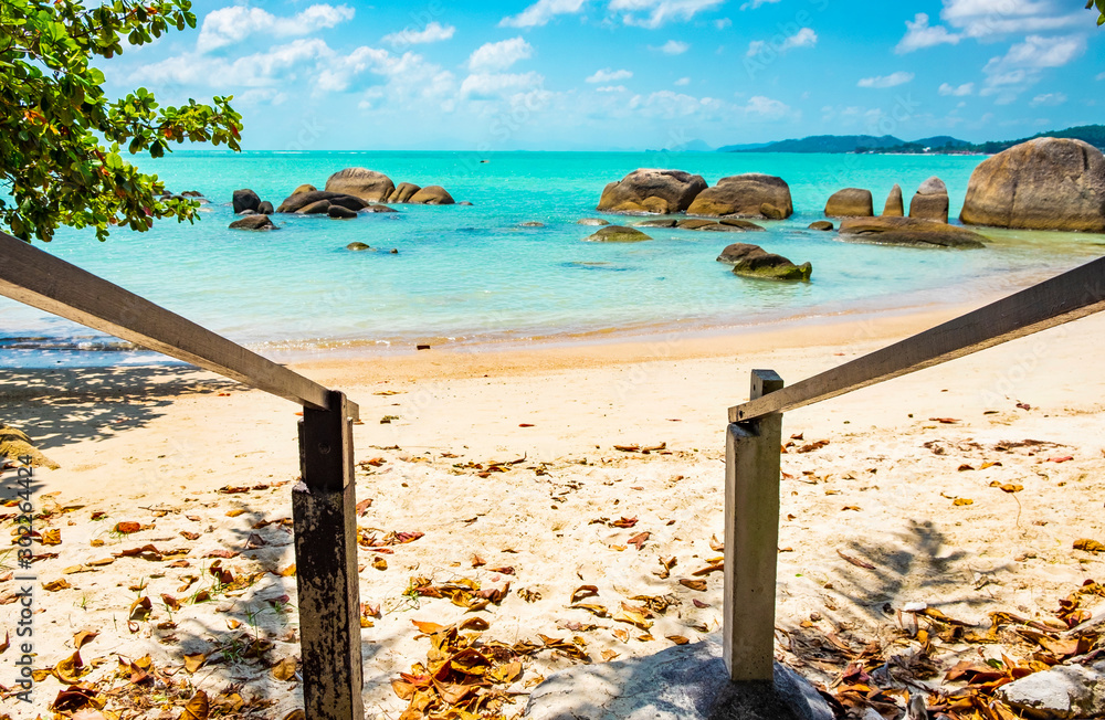 Fotobehang met Tropisch strand op Koh Samui #302264424