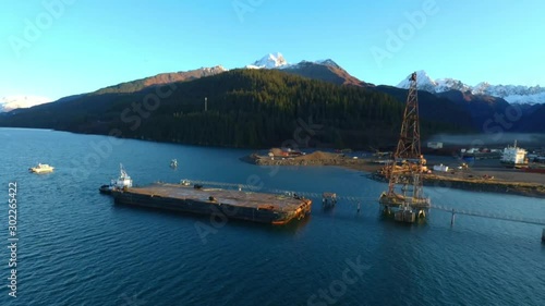 Maritime and commercia fishing views from Alaska  photo