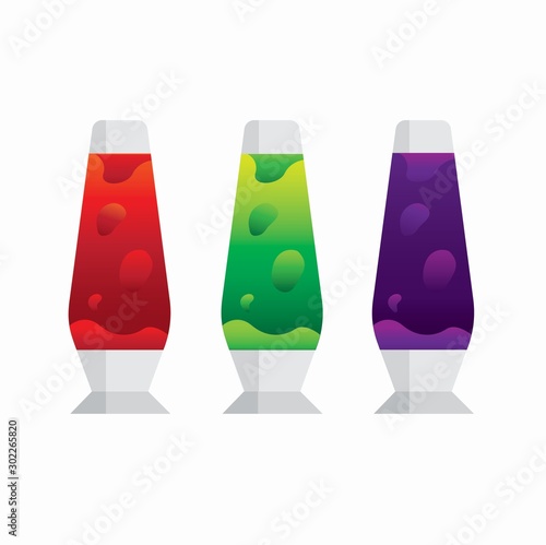 lava lamp icon illustration vector
