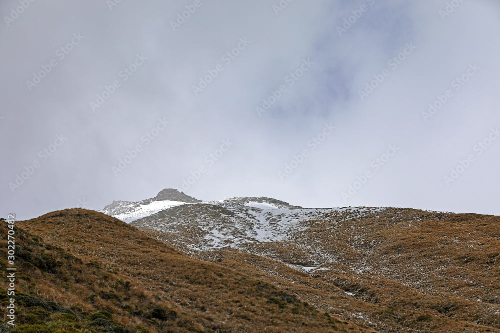 Berge Gipfel in Neuseeland mit Fernsicht Berge Gipfel in Neuseeland mit Fernsicht