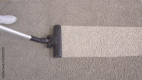 great carpet cleaning with a vacuum cleaner brush