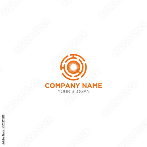 H Horizon Logo Design Vector