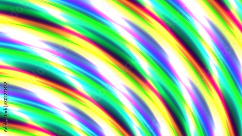 Abstract vector background. Colorful rainbow pattern with blurred rays and lights.