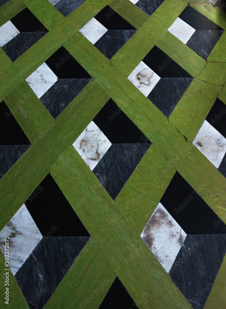 abstract geometric background of rectangular tiles that looks like 3D abstract geometric background of rectangular tiles that looks like 3D