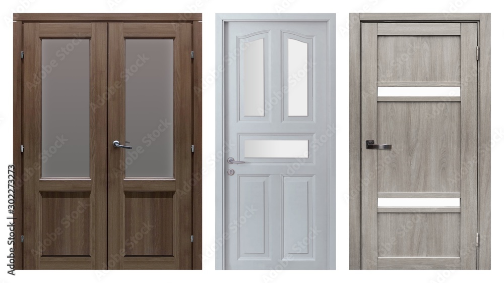 Set of entrance doors (Interior wooden doors)