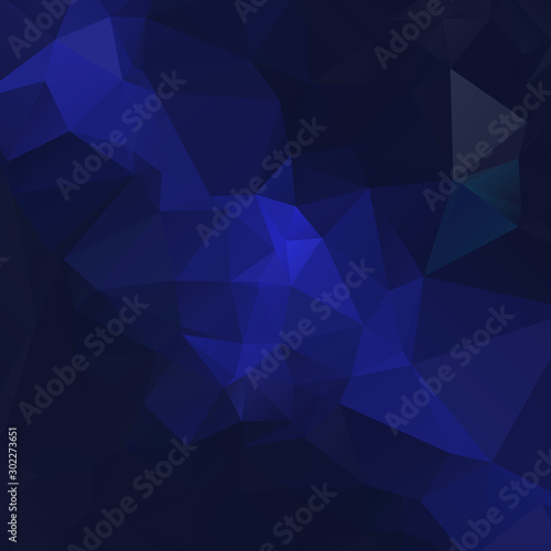 Abstract blue geometric triangulation background. Mobile wallpaper app
