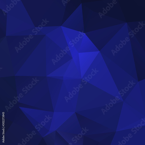 Abstract blue geometric triangulation background. Mobile wallpaper app