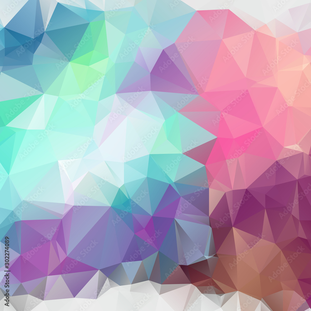 Fototapeta premium Abstract geometric triangulation background. Mobile wallpaper app