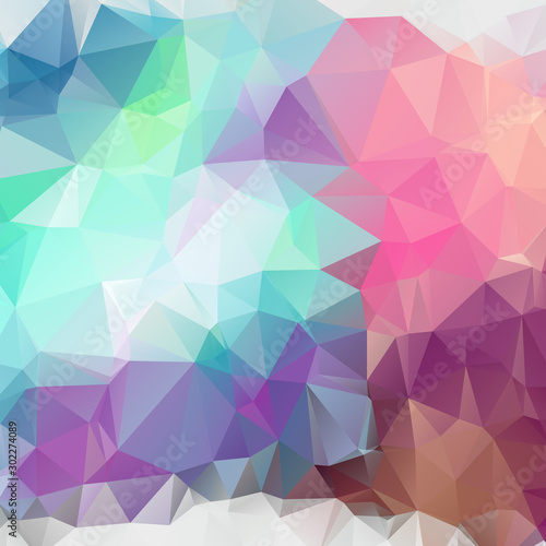 Abstract geometric triangulation background. Mobile wallpaper app