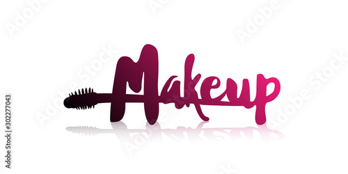 make-up logo mascara cosmetic