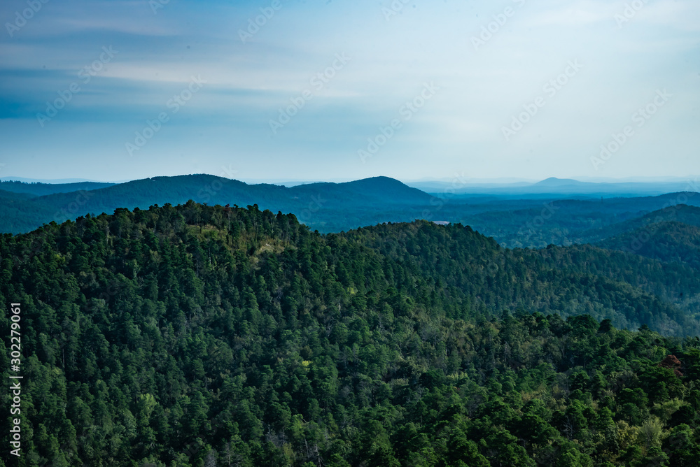 Fototapeta premium view of mountains
