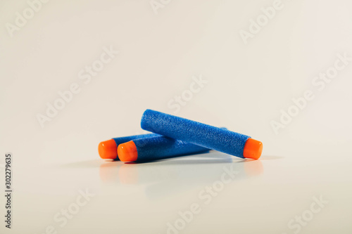 blue toy darts