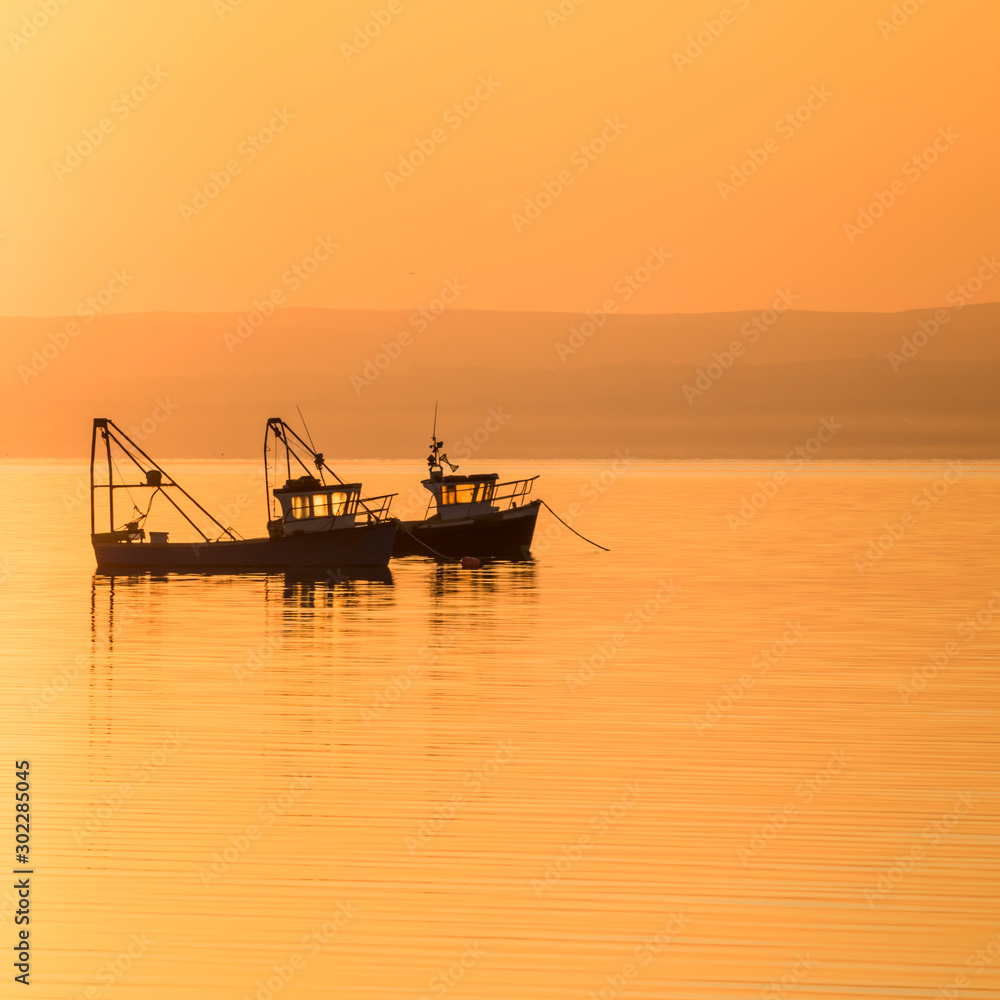 Fishing Boat Sunrise