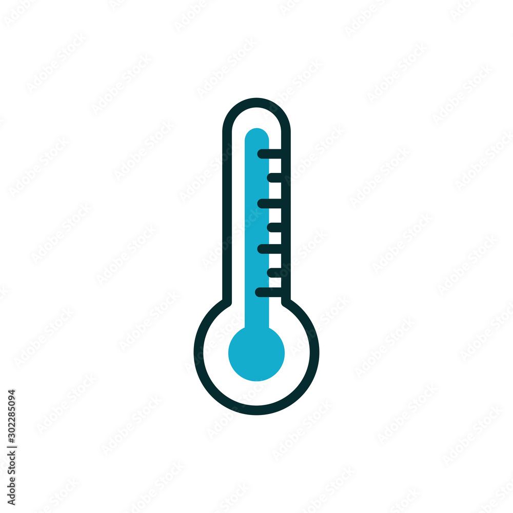 thermometer equipment medical icon line fill thermometer equipment medical icon line fill
