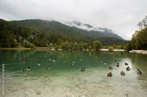 Lake Jasna in Kranjska gora, Slovenia