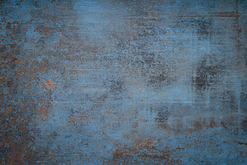 Papier peint photo Couloir et Hall Texture grunge pierre bleue brute  © htpix