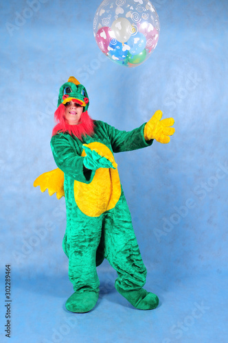 Green dragon costume