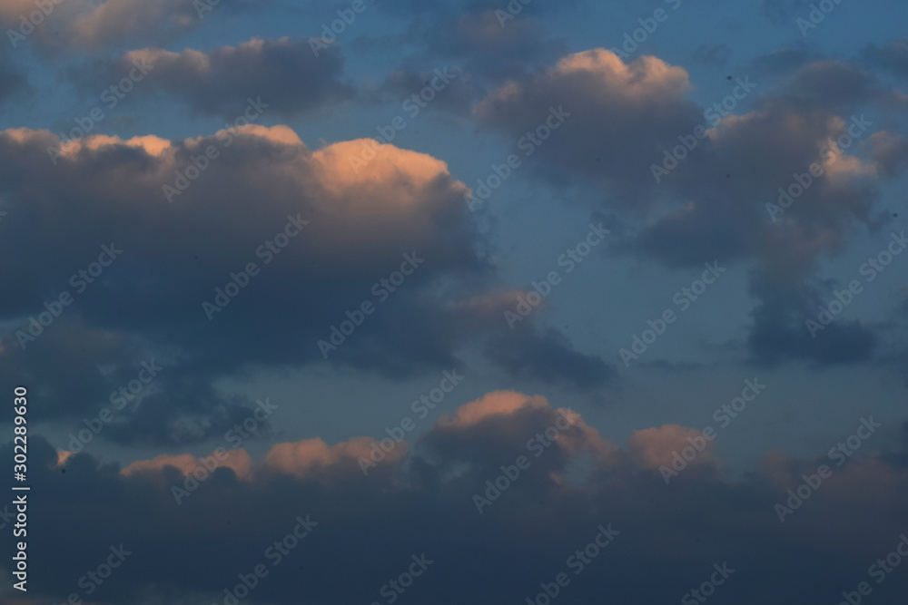 Obraz premium dramatic sky with clouds