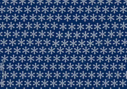 box christmas dark blue white snow snowflakes gift wrapping wrap paper for print doodling background new year 2020 xmas