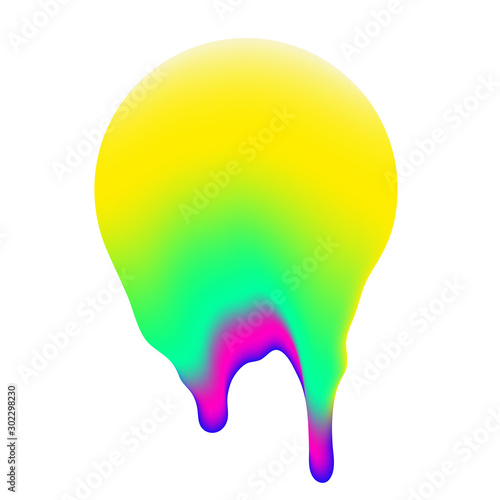 Simple Vector Liquid Gradient Shape