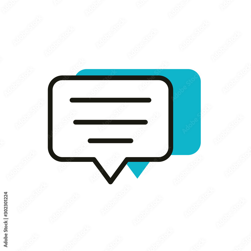 speech bubble social media icon line and fill speech bubble social media icon line and fill