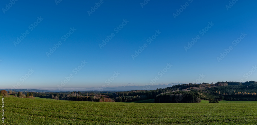 Obraz premium Voralpenpanorama