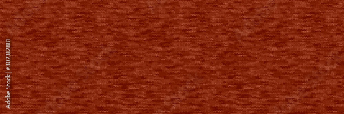 Dark Red Marl Melange Tweed Vector Border Pattern. Heathered Maroon Knitting Style. Warm Space Dyed Stitch Texture Fabric Textile Bordure Washi Tape. Wool Knit Effect Banner Trim. EPS 10