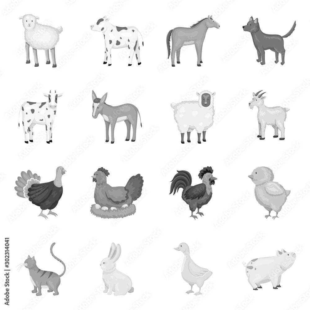 Vector design of homestead and agriculture icon. Collection of homestead and kitchen stock symbol for web. Vector design of homestead and agriculture icon. Collection of homestead and kitchen stock symbol for web.