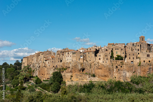 Pitigliano - town in the province of Grosseto, Tuscany, Italy. 