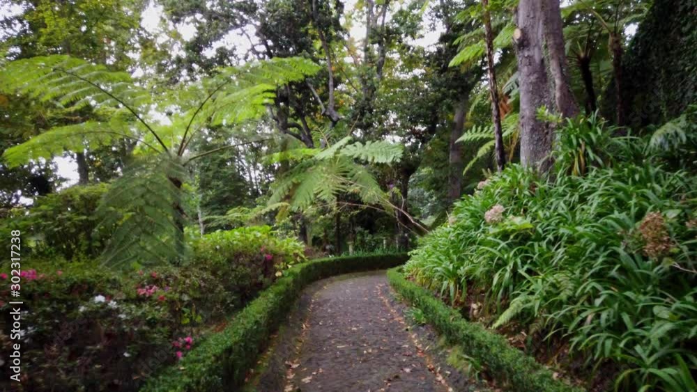 Monte Palace gardens in Monte in Madeira Island, Portugal. Monte Palace gardens in Monte in Madeira Island, Portugal.