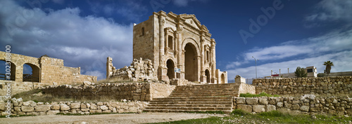Ancient Jerash. Ruins of the Greco-Roman city of Gera at Jordan