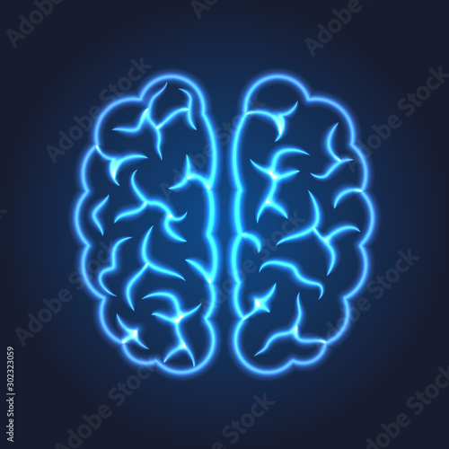 Digital Human Brain. Neural Network, Cyber Mind