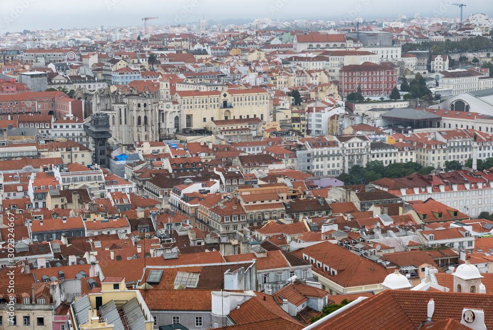 Rooftops of Lisbon, Portugal