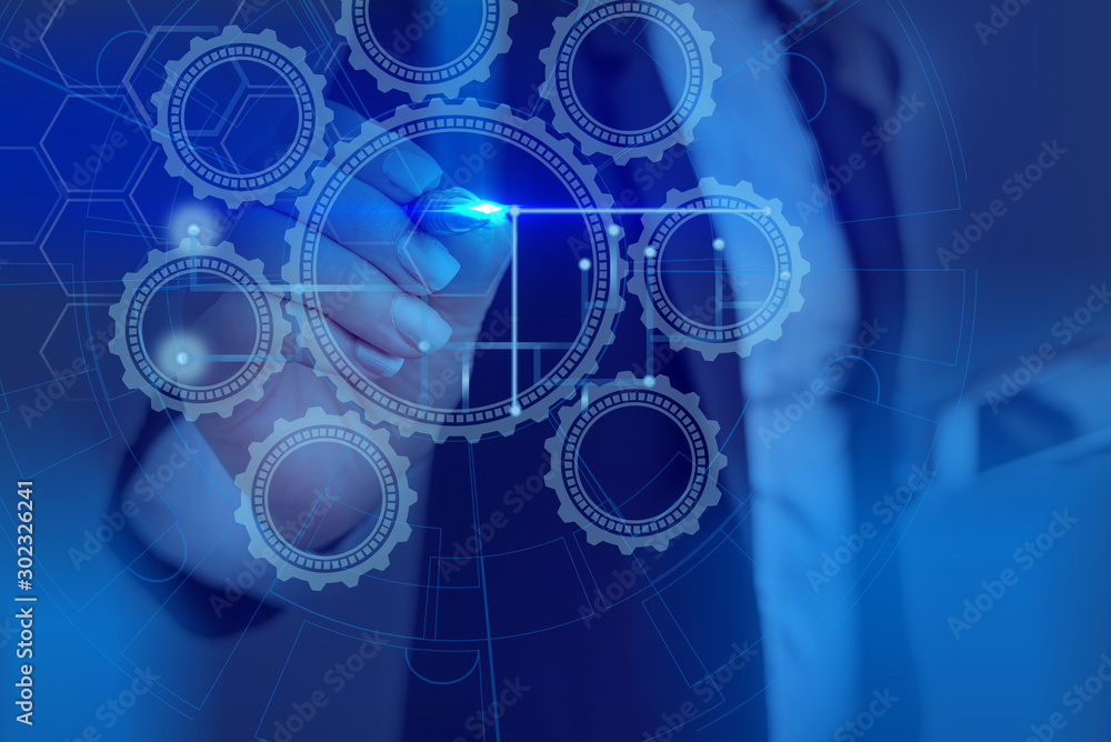 Picture photo system network scheme modern technology smart device Picture photo system network scheme modern technology smart device