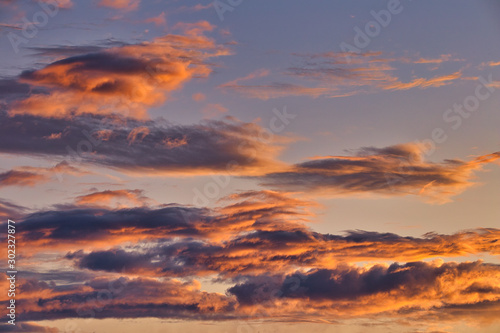 Colorful clouds in the sky © Pavel Rezac
