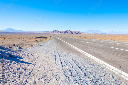 Chile Atacama desert highway 23