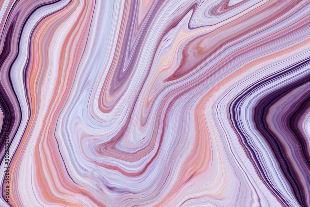 Fototapeta premium Marble ink colorful. Purple marble pattern texture abstract background. can be used for background or wallpaper