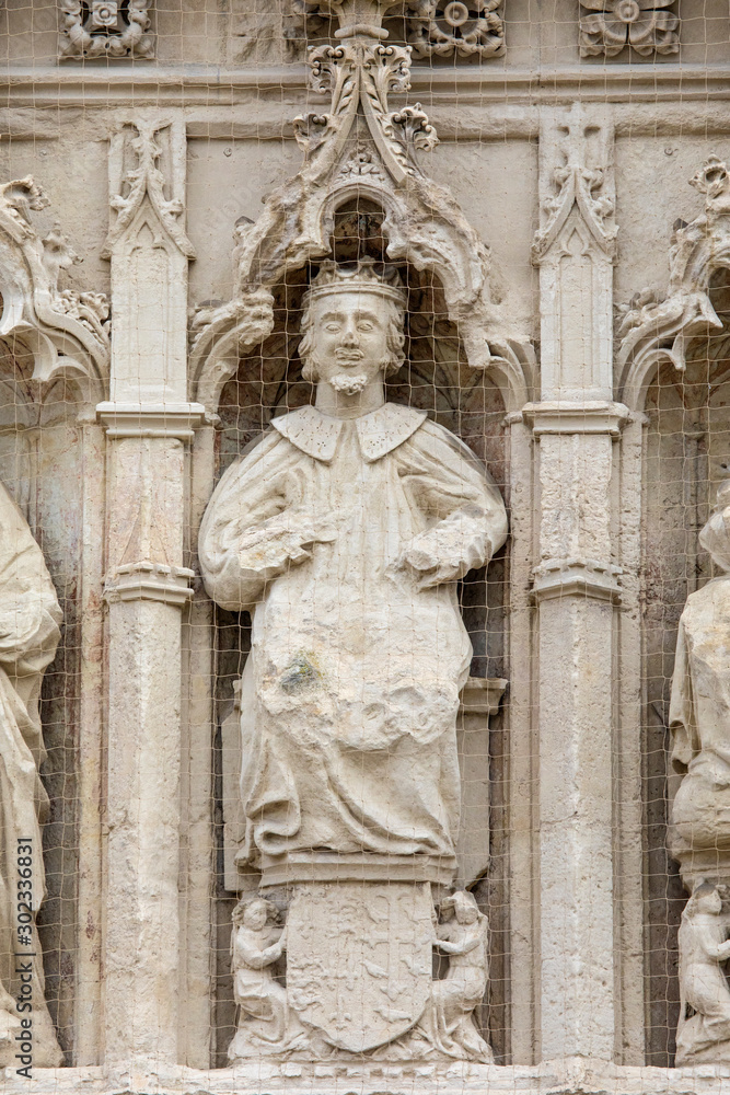 Exterior Sculpture at Exeter Cathedral