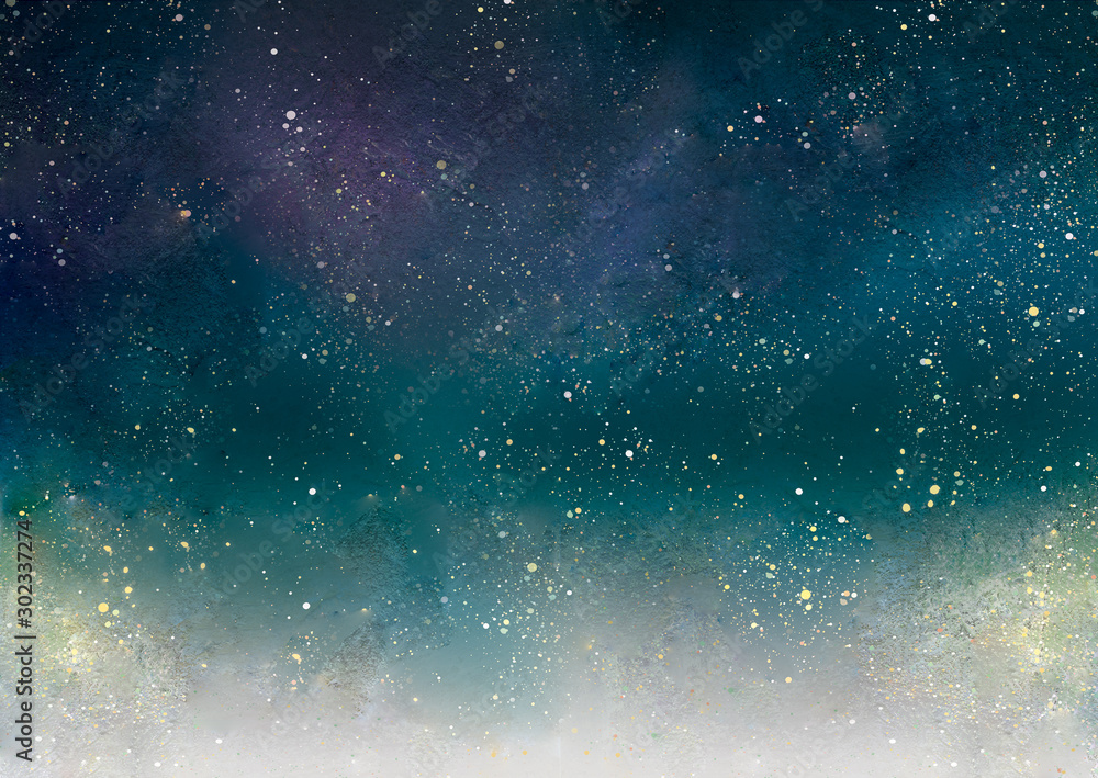 Fototapeta premium 星月夜